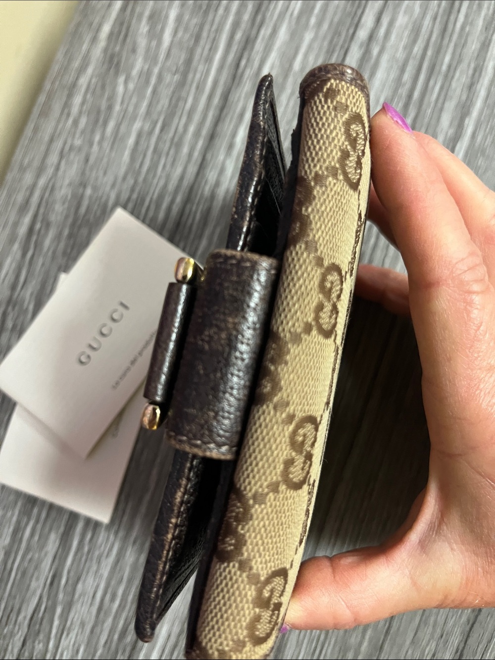 Gucci GG Canvas Bifold Wallet - Picture 6 of 8